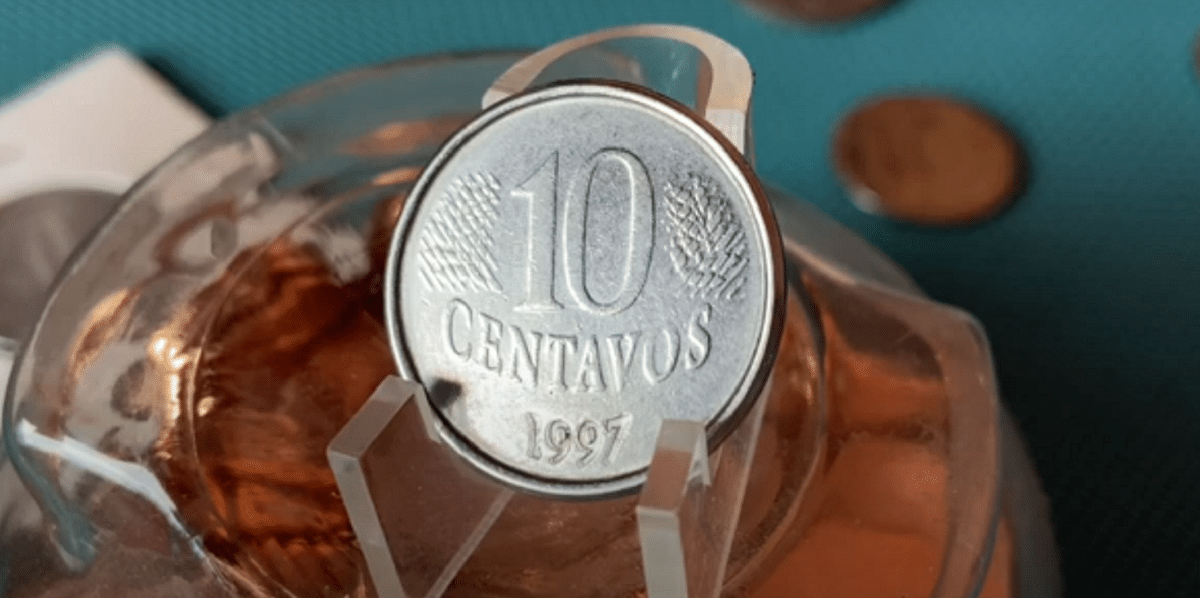 A Moeda de 10 Centavos de 1997: Raridade e Valor de Mercado com um Defeito Oculto no Anverso