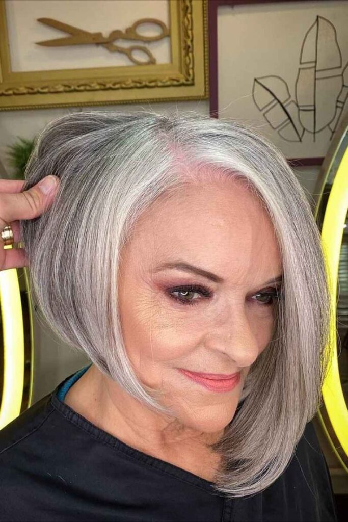 corte bob assimétrico