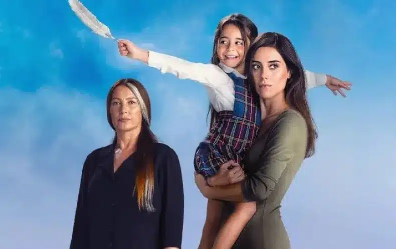 Personagens principais da novela turca "Mãe", com destaque para a relação entre mãe, filha e a figura materna de apoio.