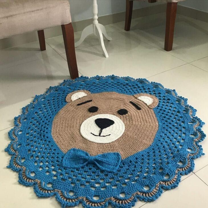 Tapetes de crochê que transformam qualquer ambiente — inspire-se nos modelos mais lindos, tapete divertido