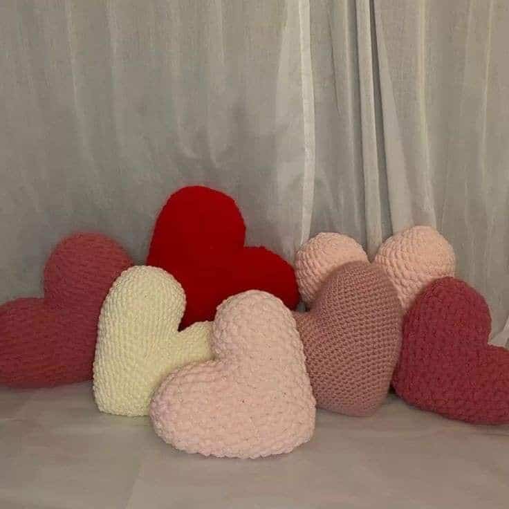 Almofadas românticas