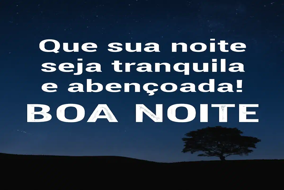 Boa Noite Tranquila e Abençoada