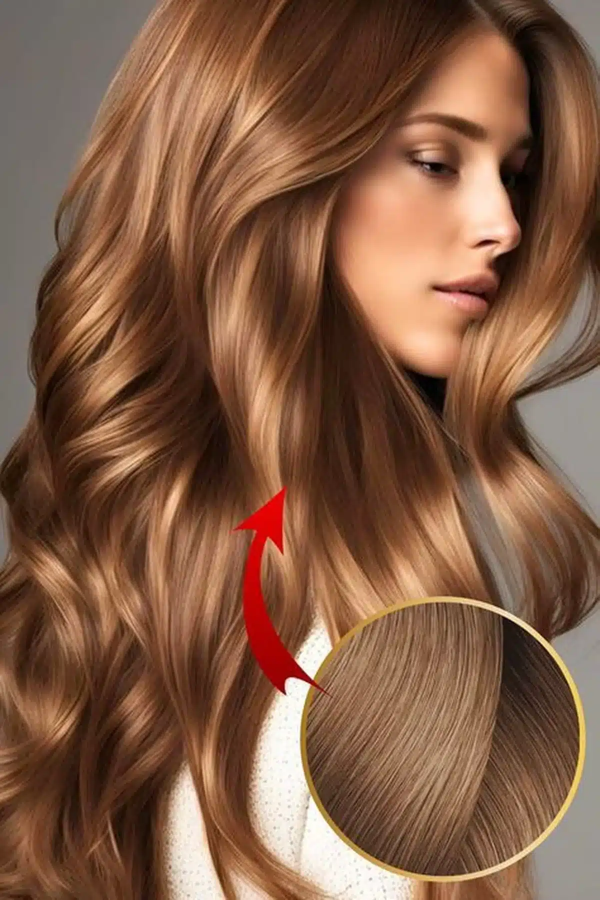  Cabelos com coloração 3D em tons iluminados de castanho