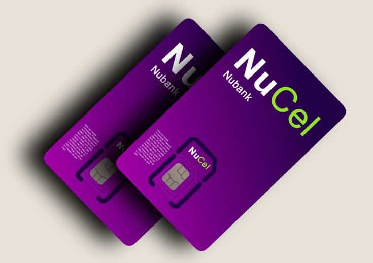 magem do chip físico da NuCel, operadora virtual do Nubank, com 5G e sem fidelidade.
