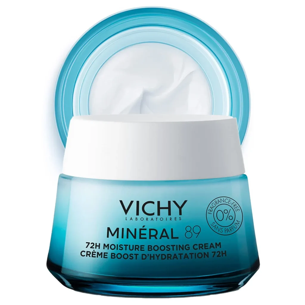 Creme hidratante facial Vichy Minéral 89 ideal para uso no inverno