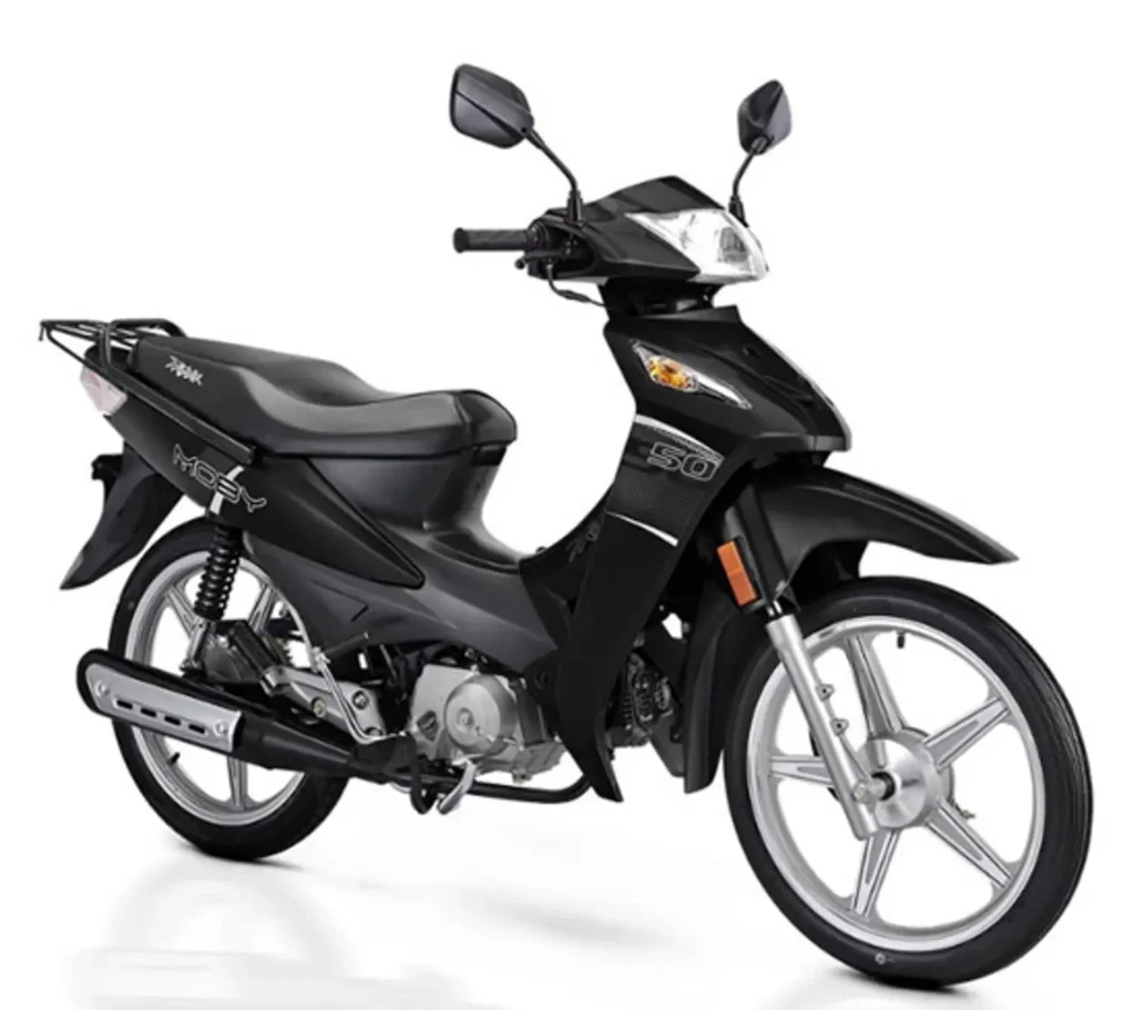 Motoneta Dafra Zig 50 preta, modelo econômico e prático para iniciantes