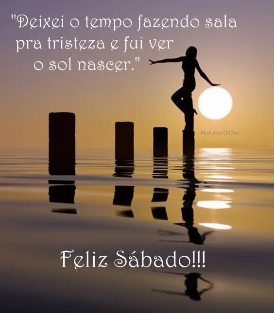 Mensagem de sábado para compartilhar afeto e carinho