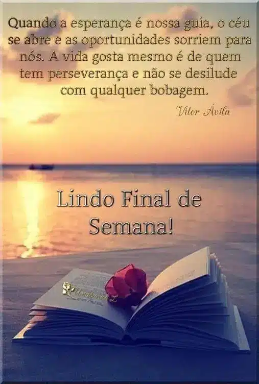 Mensagem de fim de semana para enviar