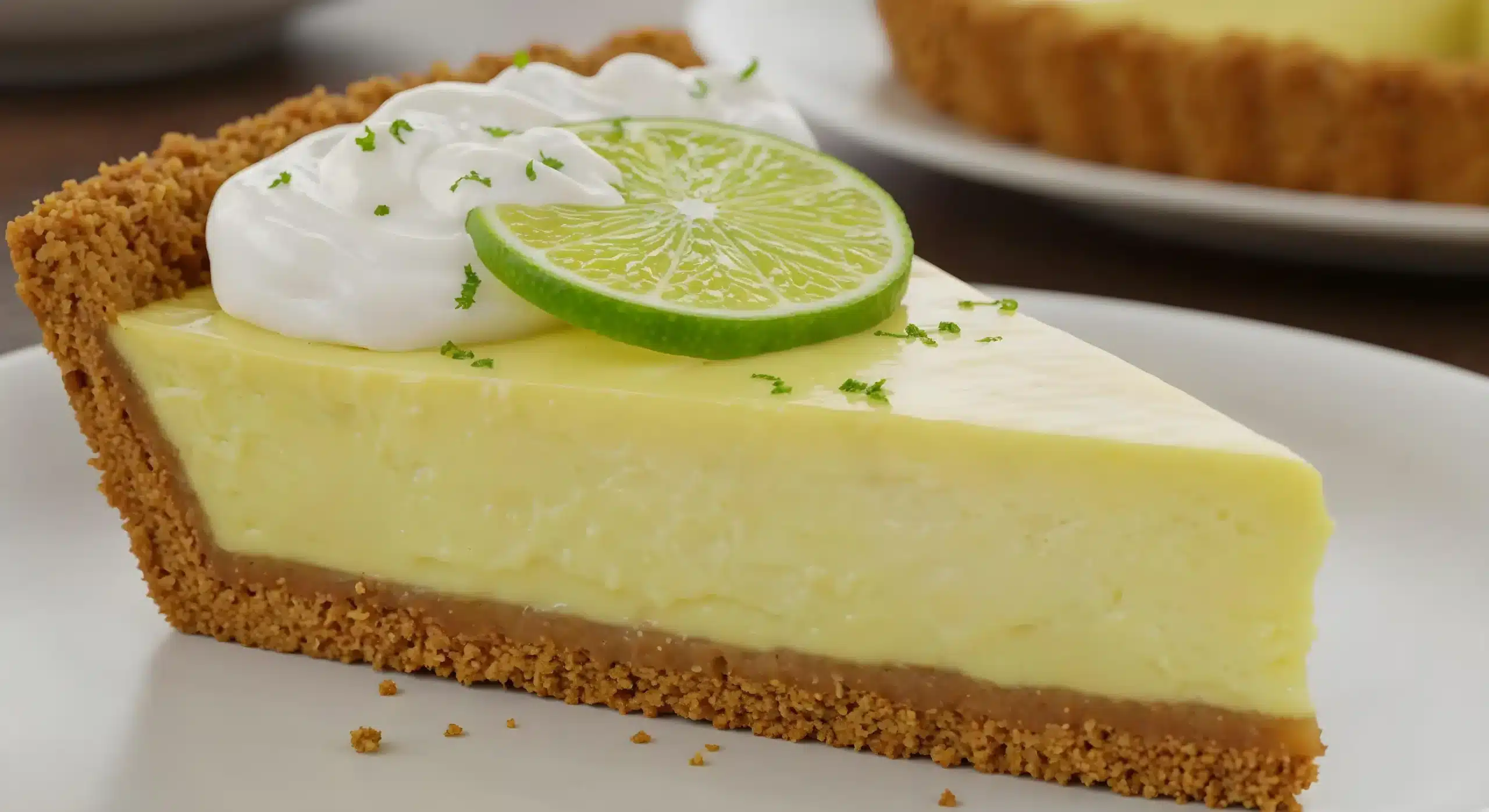 Sobremesa de torta de limão com biscoito.