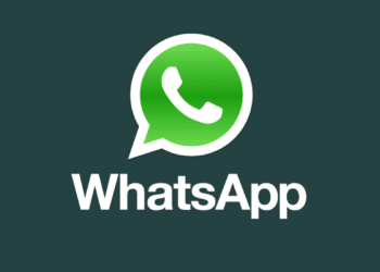 Ícone do WhatsApp com telefone branco em bolha verde e fundo escuro