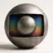 Logo em metal estilizado da Globo, símbolo do anúncio de novelas que irão reprisar em 2026.
