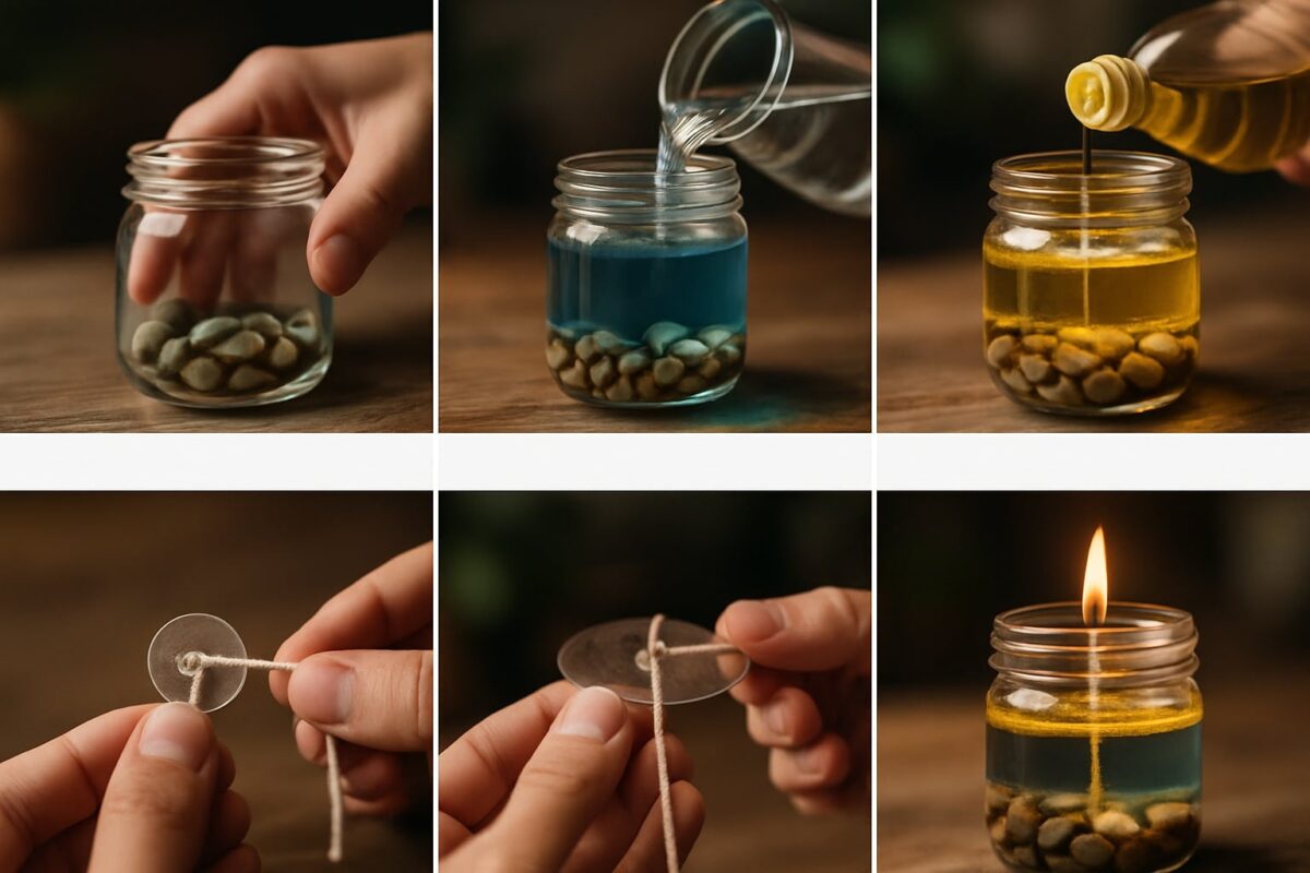 Passo a passo para fazer vela caseira em pote de vidro