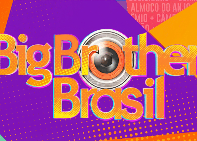 Logo do Big Brother Brasil 2026 com câmera central e fundo roxo vibrante