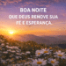 Pôr do sol dourado sobre campo de margaridas com frase motivacional.