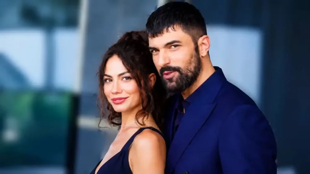 Demet Özdemir e Engin Akyürek, protagonistas da novela turca “Meu Nome é Farah”.